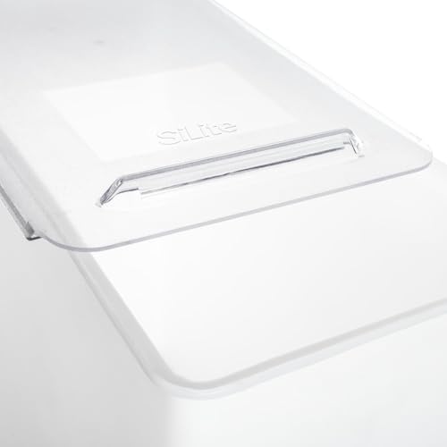 Image of Carlisle FoodService Products BIN3602 Portable Ingredient / Food-Storage Bin with Sliding Lid, 36 Gallon, White