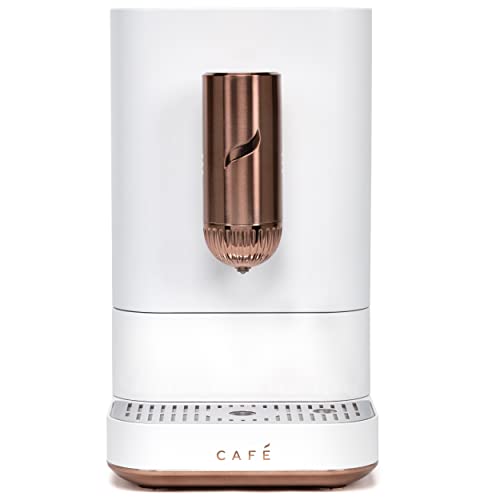 Café Affetto Automatic Espresso Machine | Brew In 90 Seconds | 20 Bar Pump Pressure For Balanced Extraction | Five Adjustable Grind Size Levels | Wifi Connected For Drink Customization | Matte White #TOP6