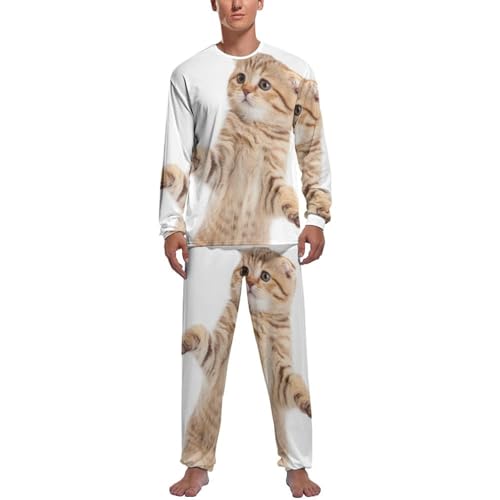 Haut et bas de pyjama Chaton Debout pour des soirées cocooning cosy