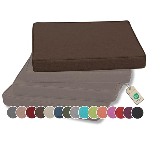 Gutekissen® Stuhlkissen Polsterauflage Auflage für Stühle/Bänke für Haus und Garten Sitzauflage...