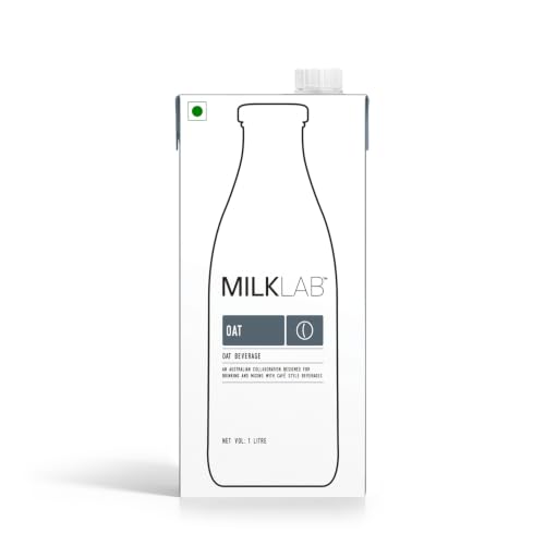 Image of MILKLAB Oat Barista Milk 1L | Made with Australian Oats | Plant-Based Milk for Cafe-Style Coffee at Home | Smooth, Creamy & Frothy | Dairy-Free, Vegan | Contains Gluten