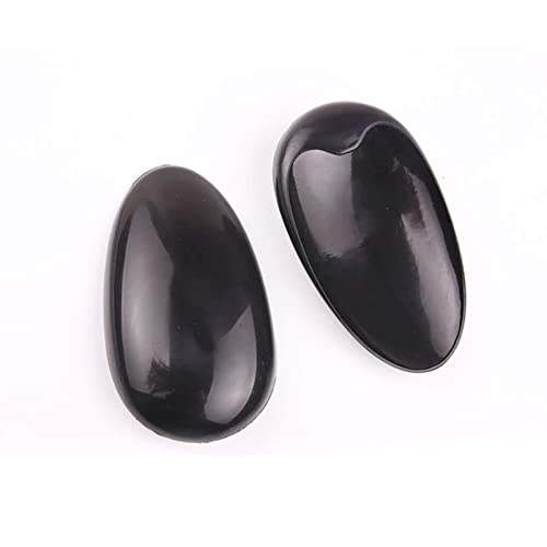 3 Pairs Black Plastic Ear Covers, Hair Dye Earmuffs Plastic Ear Protectors, Ear Cover Protector Earmuff Ear Caps, Waterproof Ear Covers for Spa Home Use Hotel and Hair Salon
