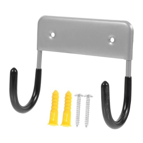 Gatuida Support Mural pour Planche à Repasser Solide Métal Gris, Crochet Suspendre Épais Lisse, Rangement Pratique pour Fer Et Planche à Repasser, pour Usage Domestique, Installation Murale Compacte