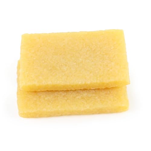 CALLARON de Zapatos de Bloque de Limpieza de Goma Paño para Zapatos Elástico Amarillo 1 Pieza Práctico