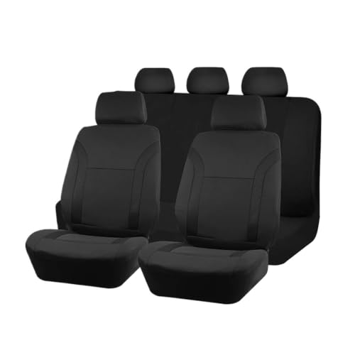 Siège voiture respirant universel noir en polyester pour intérieur auto