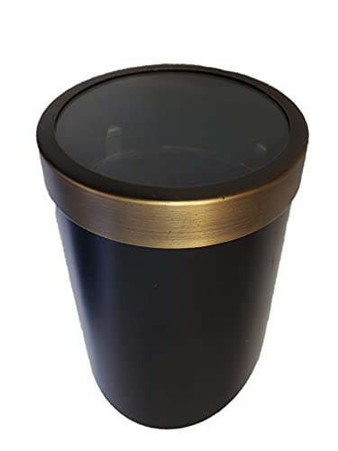 LED PAR36 Well Light Fixture Kit – Includes Solid Brass Open Window Cover, 12V LED Bulb & Wire Connector – Low Voltage Landscape Uplight, Outdoor In-Ground Lighting Bundle