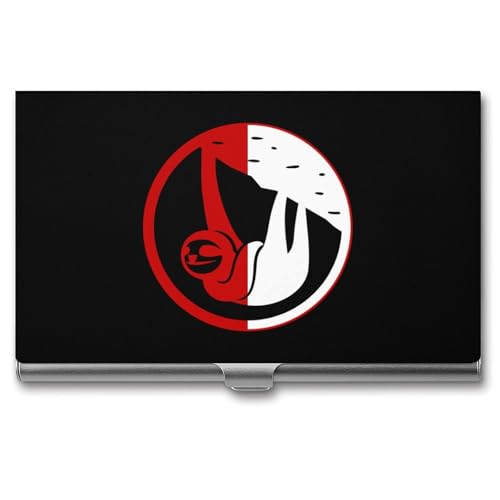 Sloth Business Card Holder Slim Credit Case Pocket Name Case Wallet for Men Women