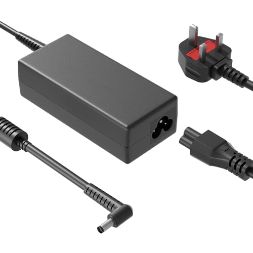 HSXIRQA 65W Power Cable for HP Monitor Pavilion 27fw 27f 27ea 27es 27er 27fh 27w 24f 24fh 24ea 24m 24es 24xw 23xi 23cw 22xi 22f 22es 32f vh240a LED Display,10ft Total Length, Cord for Home Office