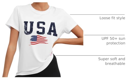 Image of KevaMolly Workout Tops for Women UPF50+ Breathable Loose Fit Yoga T Shirts Short Sleeve Running Gym Athletic Tee Top