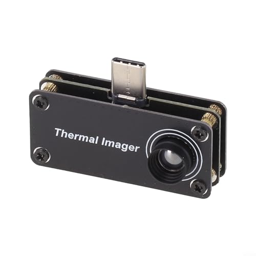 Cámara infrarroja de la toma de imágenes térmicas con la interfaz del tipo C para los teléfonos móviles 8-12, rango de -20 a 1000°C, precisión de ±3°C, ángulo de visión de 33°, resolución de 32×32,