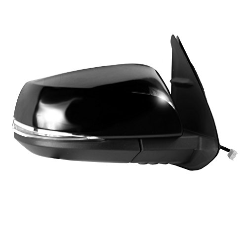 Tech Deals 🔥 Passenger Side Mirror for Toyota Tacoma, Textured Black w/PTM Cover, w/Turn Signal, Foldaway, w/o Puddle lamp, w/o spot Mirror, w/o Blind spot Detection System, Heated Power