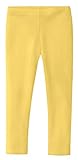 City Threads Girls' Leggings 100% Cotton for School Uniform Sports Coverage or Play Perfect for Sensitive Skin or SPD Sensory Friendly Clothing, Yellow, 6