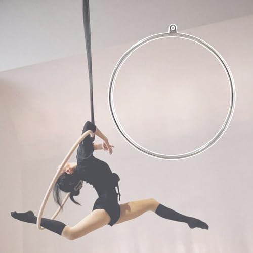 Aro de antena de acero inoxidable para actuaciones acrobáticas, adecuado para hombres y mujeres, ideal para estudio de baile y uso en el gimnasio