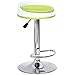 YINGGEXU Krzesło Bar stołki stołki bar stołki zielone bar krzesła śniadanie stołki jadalne do kuchni wyspa Counter bar stołki regulowany obrotowy podnośnik gazowy/chromowana stalowa stopa komfortowa