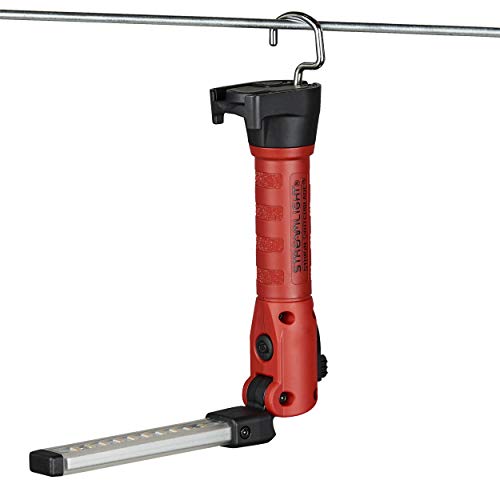 Image of Streamlight 74850 Strion Switchblade 500-Lumen Rechargeable Compact Multi-Function LED Work Light with Color-Rite Technology, and USB Cable, Red