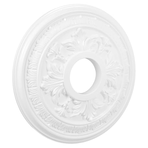 Médaillon de plafond facile à installer pour lustre vintage de salon