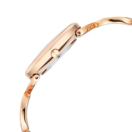 Image of Titan Raga Power Pearls 2.0 with Quartz Analog Mother of Pearl Dial Rose Gold Brass Strap Watch for Women - 2810WM02F