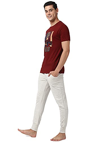 Image of Peter England Cotton Men Pajama Set