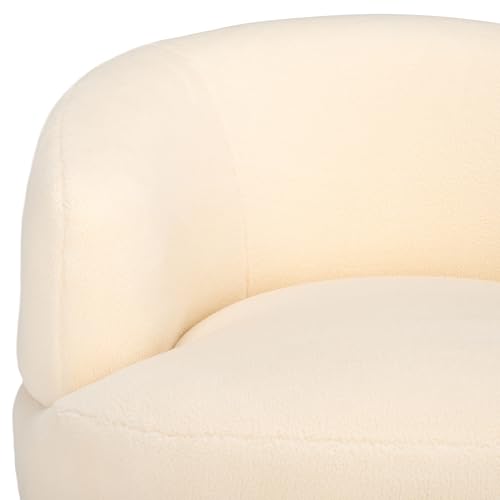 Sillón plegable de peluche verde menta miniatura 4