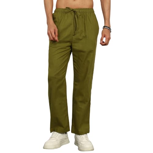 Image of Men's Cotton Linen Pajama