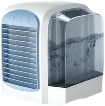 Mini Ar Condicionado Portátil Frio Cooler Mini Climatizador (azul...
