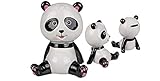 Fabricada en cerámica DKT Hucha Oso Panda de cerámica. 16 cm. 1 Unidad