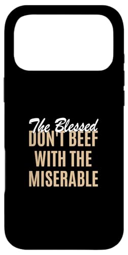 �^�� �J���[ Too Blessed To Be Miserable �^�� �O���t�B�b�N �X�}�z�P�[�X iPhone 17 Pro Max �p