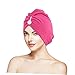 Ipetboom Dry Hair Hat Ultra-Absorbent Microfiber Towel Wrap for Quick Drying for All Hair Types for Gym Travel and Daily Use Lightweight Easy Care