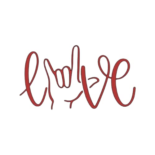 American Sign Language - LOVE Baby Bodysuit Onesie2