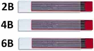 Koh-i-noor 4190 B Graphite Leads - 2.0 Mm, For Technical Drawing & Retouching, Refillable - View #9