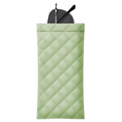 Doft Eye-glazen kratten | Modieuze PU Lederen Zonnebril Soupigle | Ga uit de opslag van zonnebrillen Knijp SunglaSestravel Sungals, Im leesbrillenkoker, Groen, Se référer au descriptif