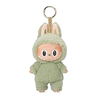 XUYAOYGY Labubu Plush Keychain Soft & Cute Monster Home Decoration Collection Keychains for Bags Keys Backpacks Adorable Gift Home Decor Charm. (Green Grape)