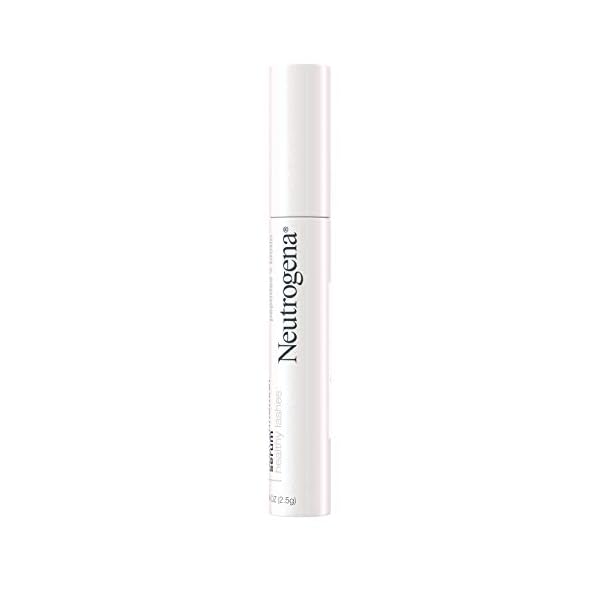 Neutrogena Healthy Lashes Lash Enhancer Serum Formulated with Biotin & Peptides; Nourishing & Conditioning Serum to Enhance the Look of Lashes, 0.08 oz White