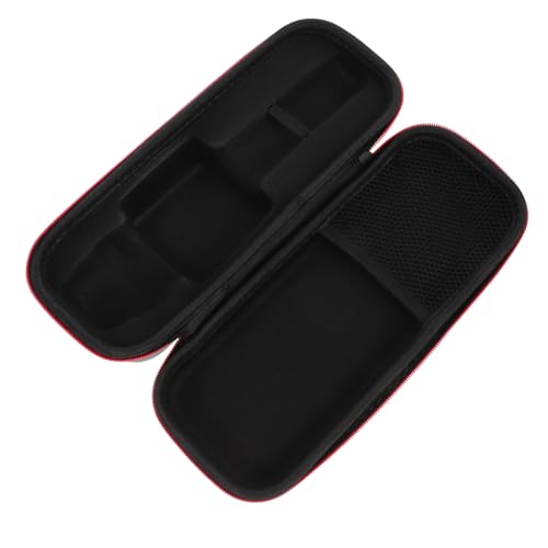 Microphone Case Hard PU Protective Bag for Mic Storage Lightweight Durable with Mesh Pocket for Accessories for Singers Musicians Option