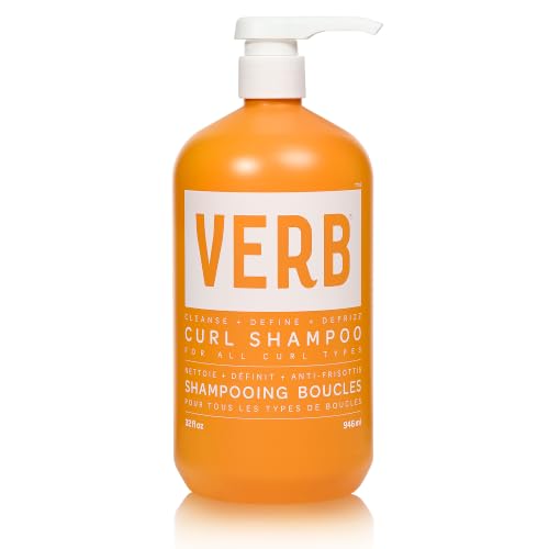 VERB Curl Shampoo 32 fl oz | Moisturizing Cleanser for Waves, Curls, Coils