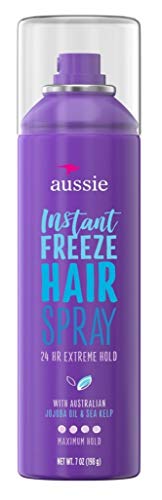Aussie Hairspray Instant Freeze 7 Ounce (Max Hold) (6 Pack)