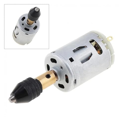 Taladro de mano electrónico 12-24V con mandril y llave miniatura 2