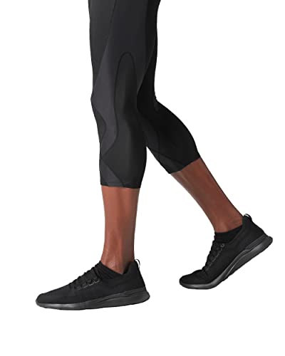 Cw-X Men's Stabilyx Joint Support 3/4 Compression Tight, Black, Medium #TOP4