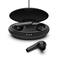Belkin SOUNDFORM Move True Wireless Headphones, Black, Universal, ‎PAC001btBK-GR