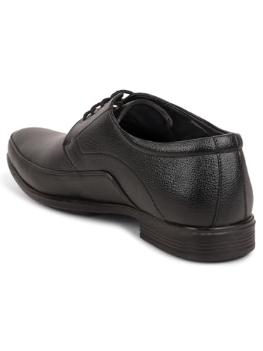 Image of Liberty Fortune UVL 134 Formal Lacing Derby Shoes for Men with PU Sole | Comfortable Upper and Lightweight | Cushioned Footbed | Durable and Trendy Design | Quick Wear Elastic Laces