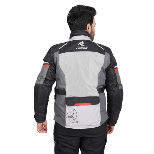 Image of Raida Rover 2 Touring Motorcycle Jacket | Lightest in Its Class | CE Level 2 Armoured | Hydration Bladder Compatible | Waterproof Rain & Thermal Liners included