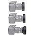 Camera Lens Hood - Rubber - Set of 2 - Collapsible in 3 Steps - Sun Shade/Shield - Reduces Lens Flare and Glare - Blocks Excess Sunlight for Enhanced Photography and Video Footage