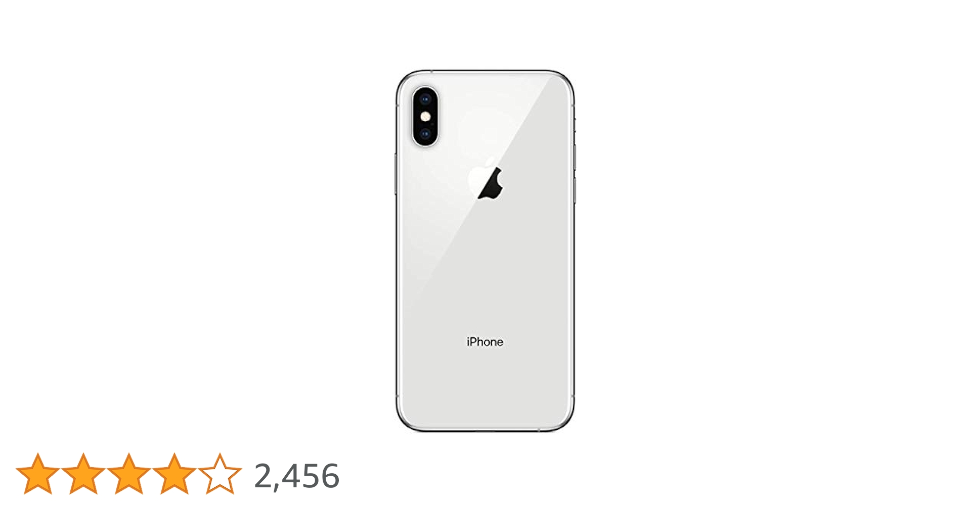 iPhone Xs 64GB ホワイト Apple iPhone Xs, Fully Unlocked, 64 GB - Silver (Renewed