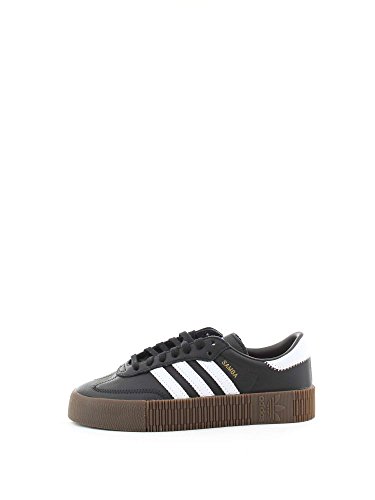 Image of adidas Women's Sambarose W Gymnastics Shoe, Black Negbás Ftwbla Gum, 7 UK