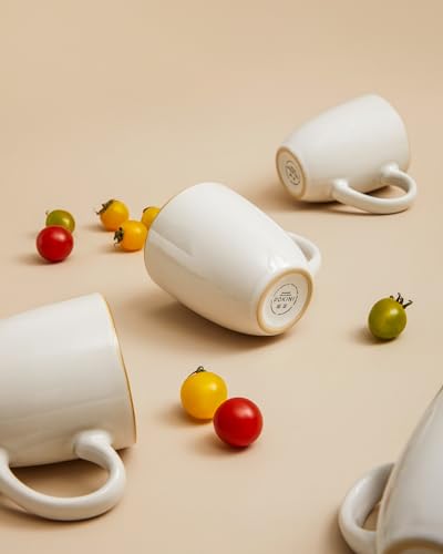 Image of Pokini Coffee Mug 15oz, Coffee Mugs Set of 4, Cups for Latte Tea Cappuccino