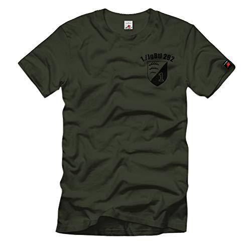 T-shirt Donaueschingen Jäger-Bataillon imprimé militaire vert