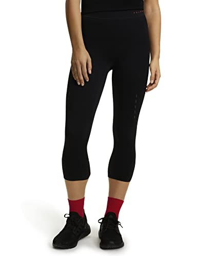 FALKE Women's Compression 3/4 Running Pants, Black (Black 3000), XL
