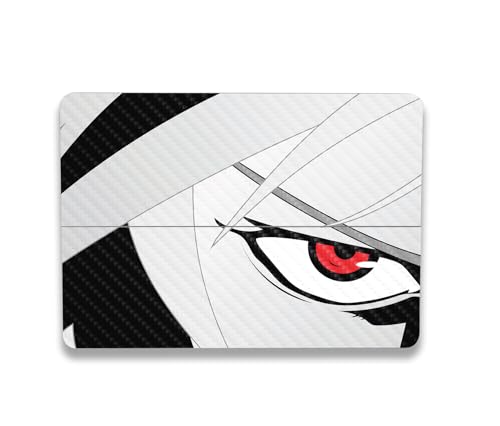 Image of MightySkins Carbon Fiber Skin Compatible with Microsoft Surface Laptop Studio 2 (2023) Full Wrap Kit - Anime Eye | Protective, Durable Textured Carbon Fiber Finish | Easy to Apply | Made in The USA