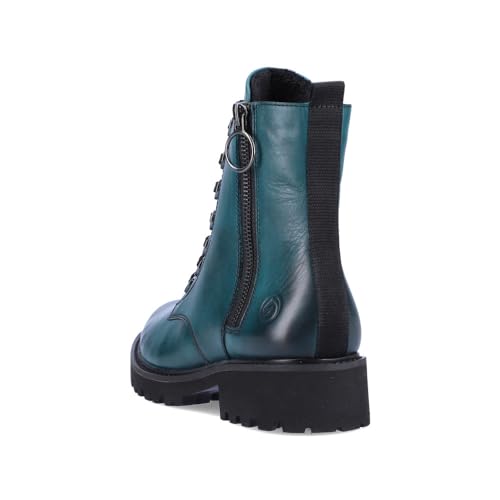 Remonte Damen Chelsea Boots D8671, Frauen Stiefeletten,lose Einlage,uebergangsschuhe,uebergangsstiefel,Schlupfstiefel,flach,Stiefel,blau (12),39 EU