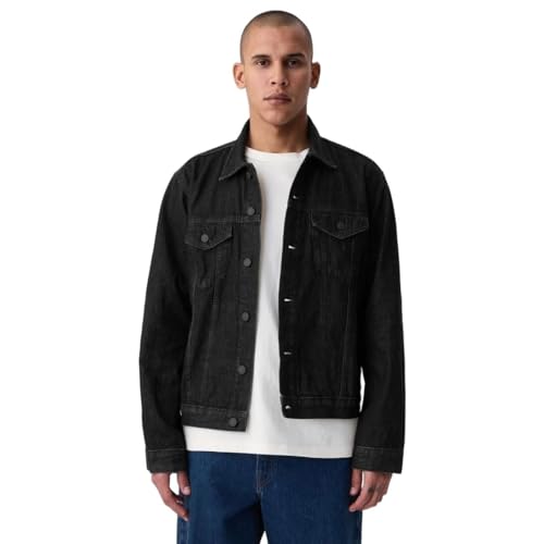 Image of GAP Men's 100% Cotton Regular Fit Stylish Denim Jacket